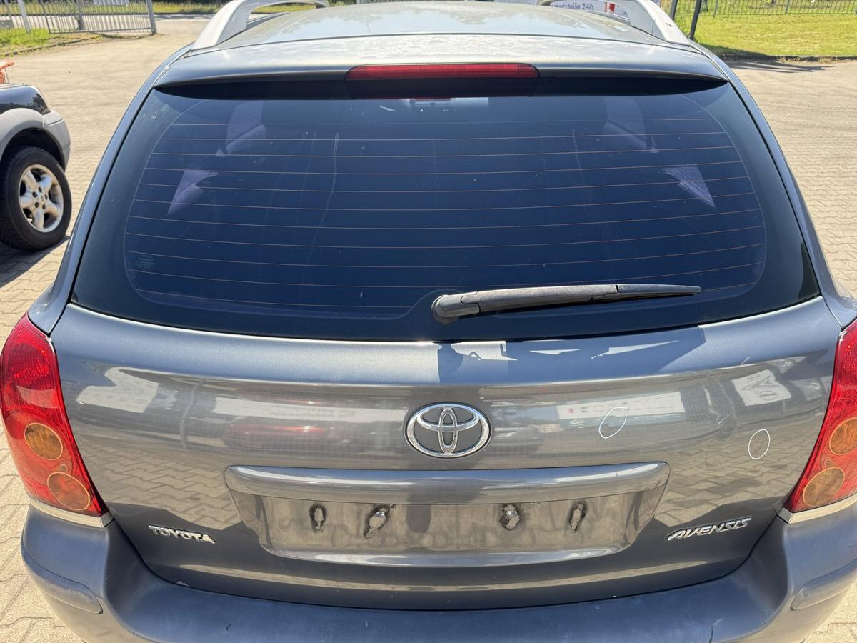 Toyota Avensis T25 original Heckklappe mit Heckscheibe 1E5 Gray Perleffekt Kombi Bj.2004